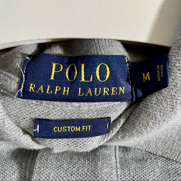 Grey Polo Ralph Lauren Polo Navy Pony - Picture 3 of 4